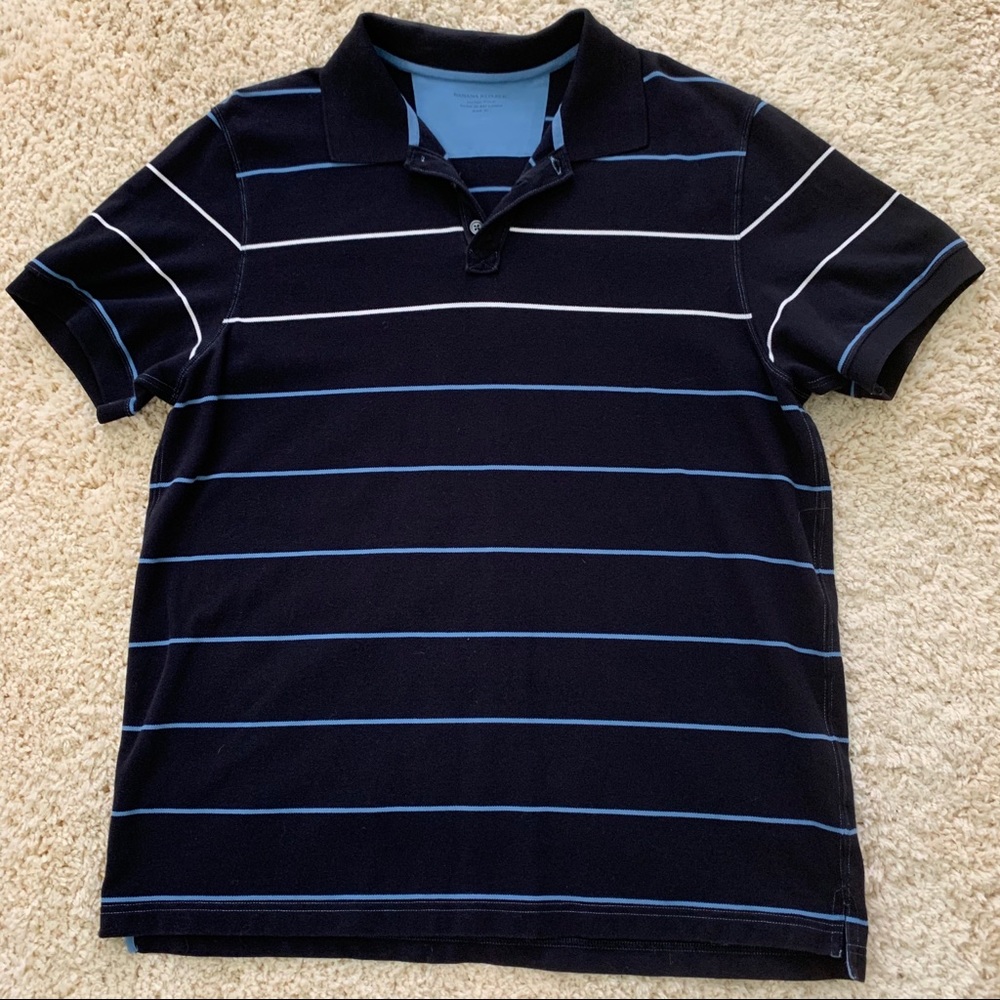Men’s Striped Polo